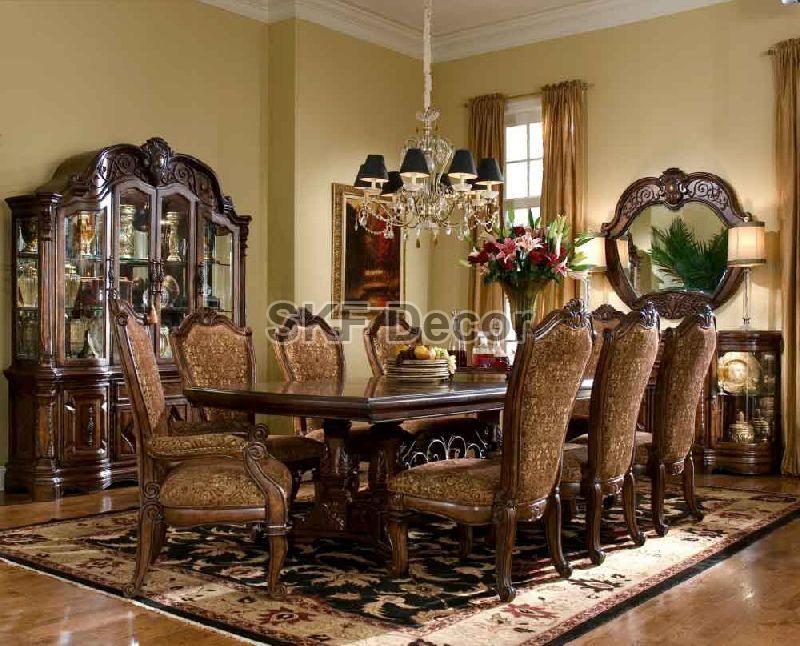 Stylish Antique Dining Table Set