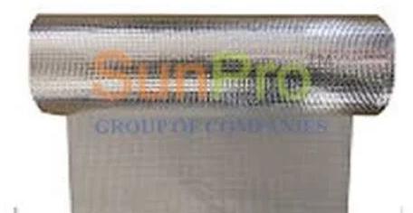 Silver Aluminium Laminated Fiberglass Fabric