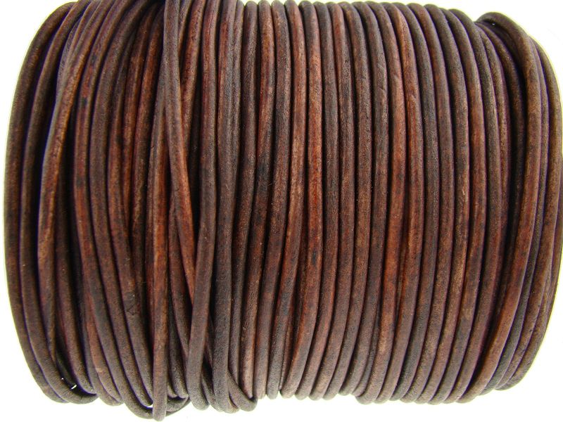 Antique Round Leather Cord