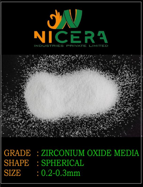 Yttrium Stabilized Zirconium Oxide Beads