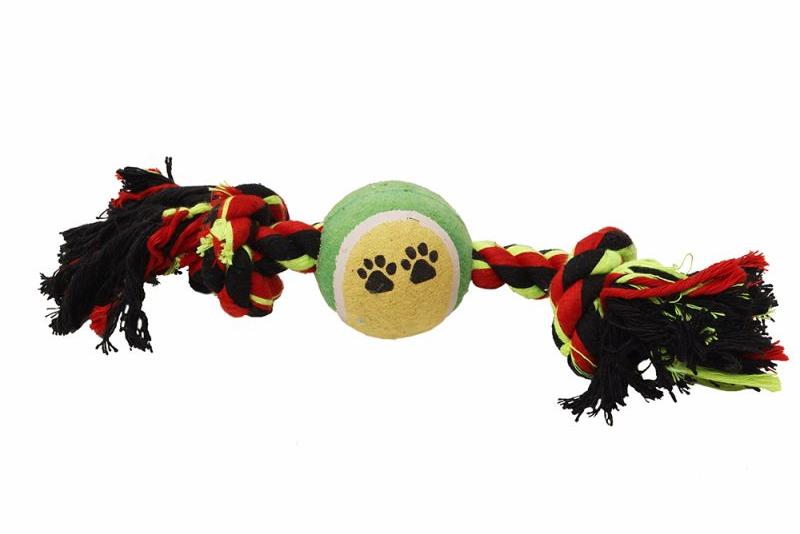 2 Knot Ball Dog Rope Toy