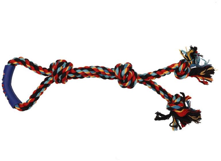 3 Knot Handle Dog Rope Toy