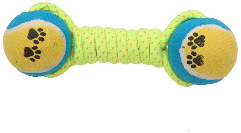 Cosco Woolen Dumbell Dog Rope Toy