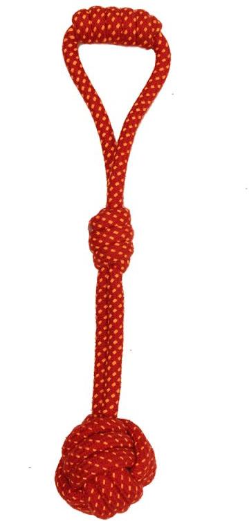 Knot Handle Ball Dog Rope Toy