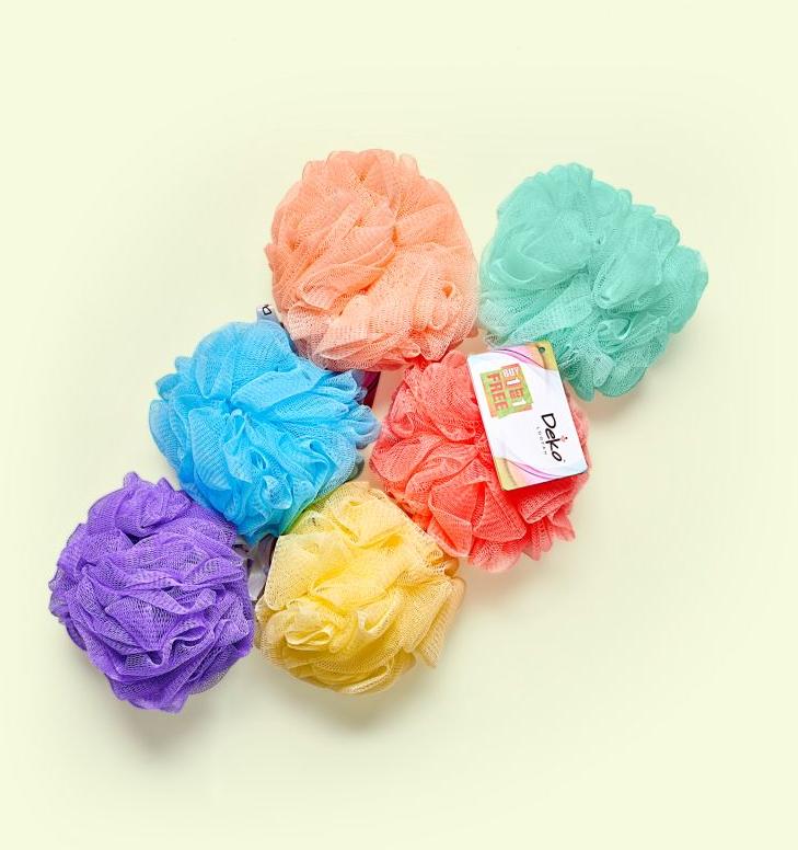 40 Deko Bath Loofah Sponges