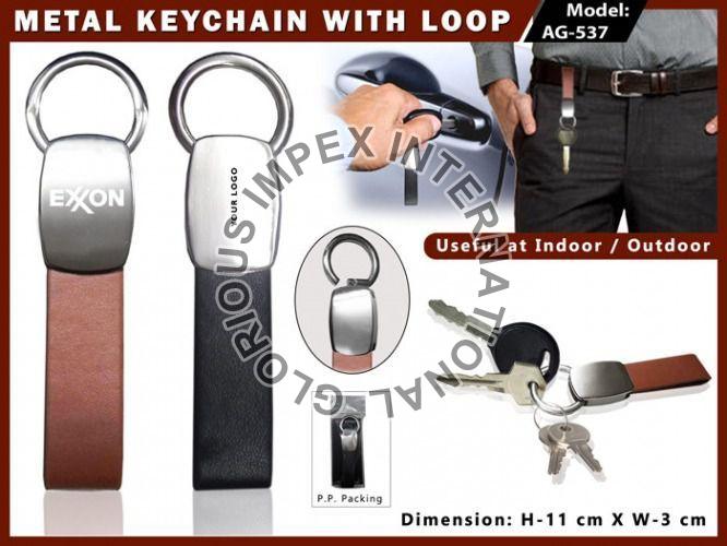 Metal Loop Keychain