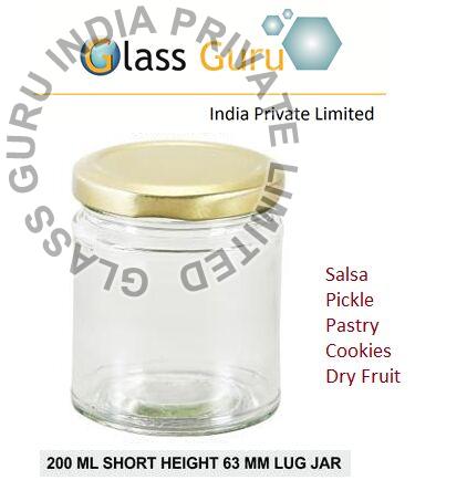 200ml Lug Glass Jar