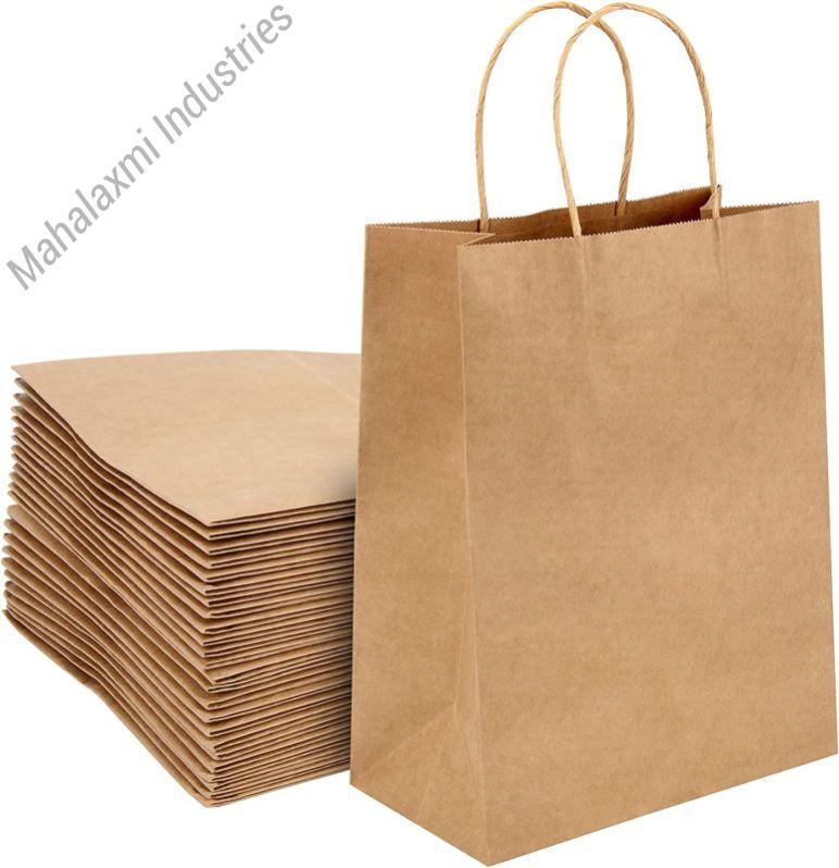 Printed Brown Designer Paper Bag, For Shopping, Capacity: 5kg at Rs  14.80/piece in Bengaluru