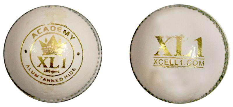 XL 1 Academy White Leather Ball