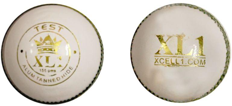 XL 1 Test White Leather Ball
