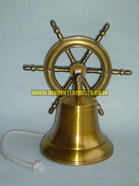 Wheel Brass Door Bell HE-18005