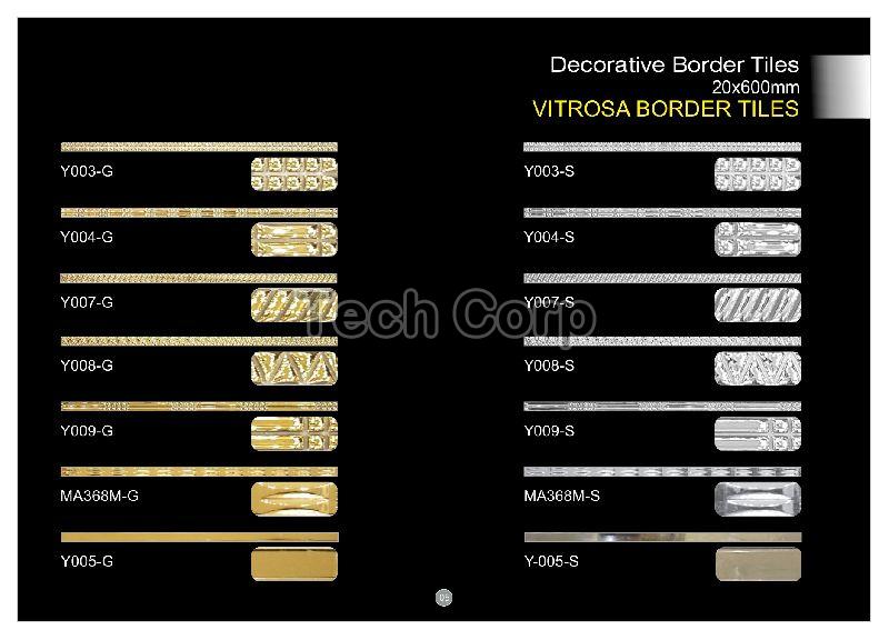 20x600mm Vitrosa Border Tiles