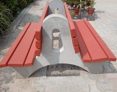 Double Sided Garden Bench