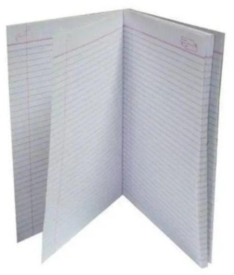 White Paper Long Note Book