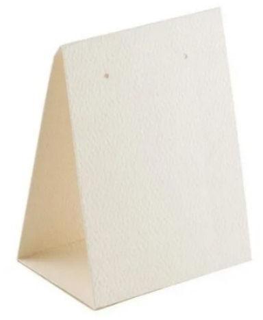 White Paper Tent Card