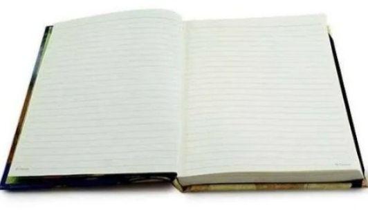 White Plain Spiral Notebook