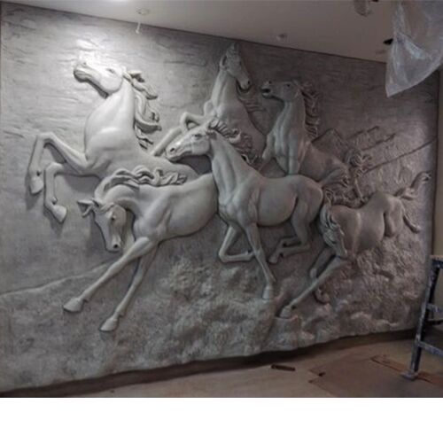 Fiberglass Horse Wall Mural