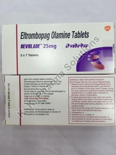 revolade 25mg eltrombopag tablets