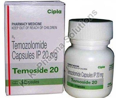 TEMOSIDE TEMOZOLOMIDE  20MG CAPSULES