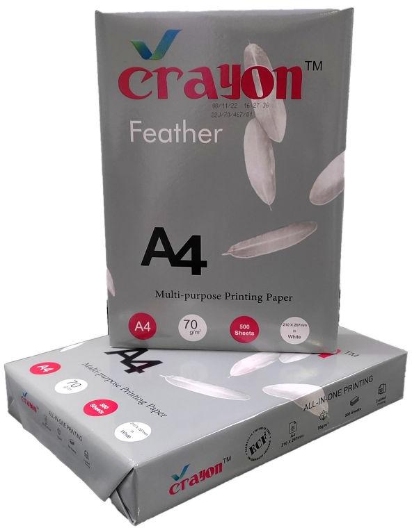 Crayon Feather 70 GSM A4 Copier Paper