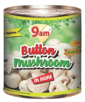 400gm 9am Canned Button Mushroom