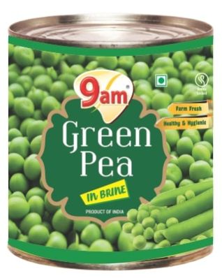 9am Canned Green Peas
