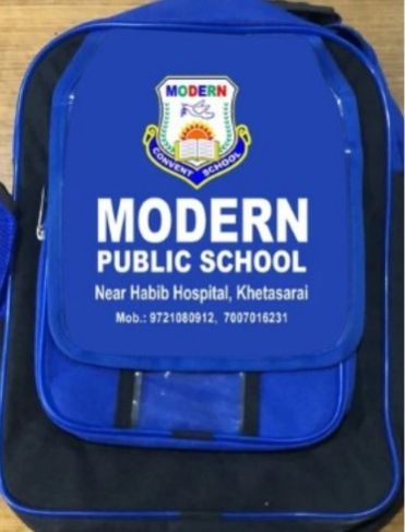 Blue Nylon Kids School Bag