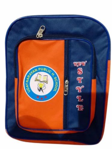 Orange & Blue Kids School Bag