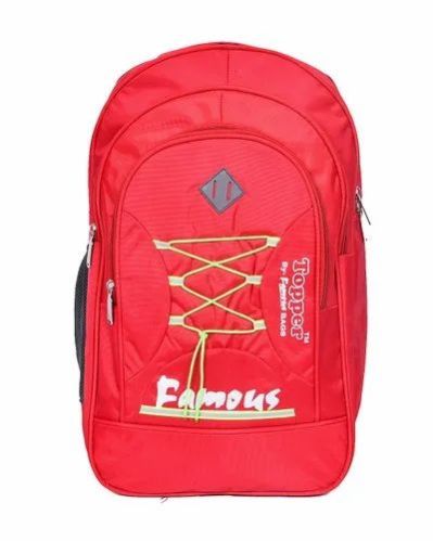 Red Famous School Bags