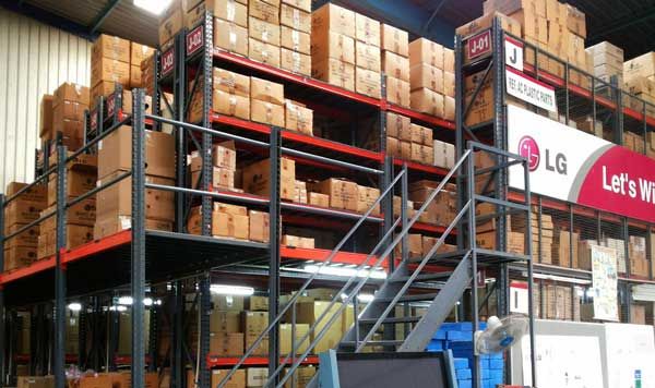 Heavy Duty Two Tier Racking System
