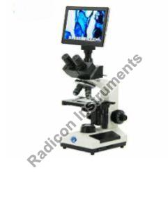 Trinocular Co-axial Research Lcd Microscope