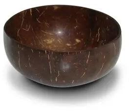 Glossy Finish Coconut Shell Bowl