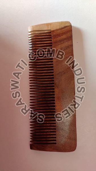 5 Inch Handmade Neem Wood Pocket Comb