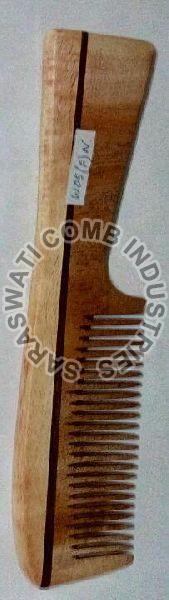 NW05 (F) Handmade Neem Wood Hair Comb