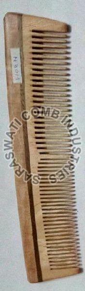 NW08 Handmade Neem Wood Hair Comb