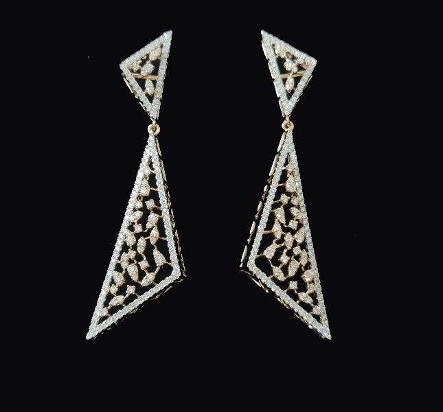 Stylish Diamond Earrings
