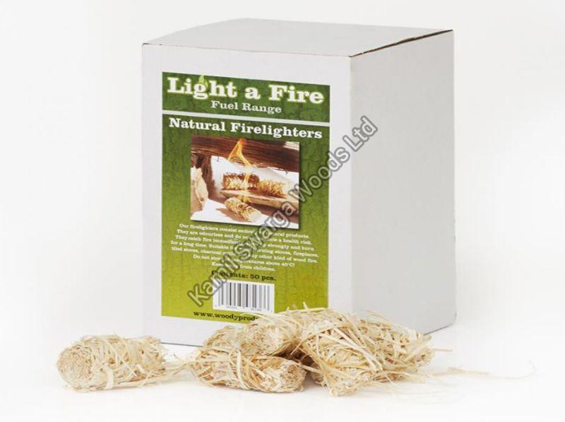 Natural Wood Wool Firelighters