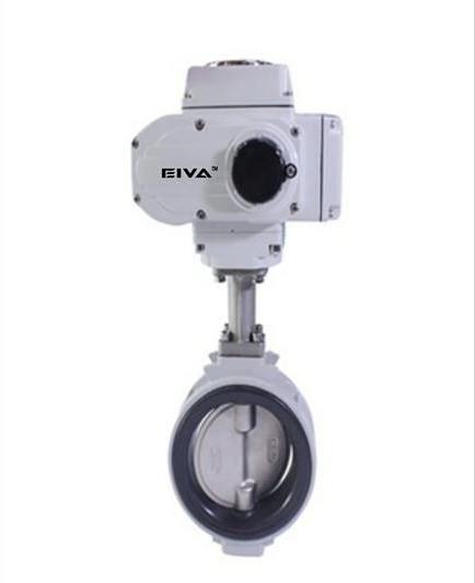 Electrical Actuator Operated Wafer Type Centric Disc Butterfly Valve
