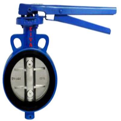 Wafer Type Centric Disc Butterfly Valve Lever Operated