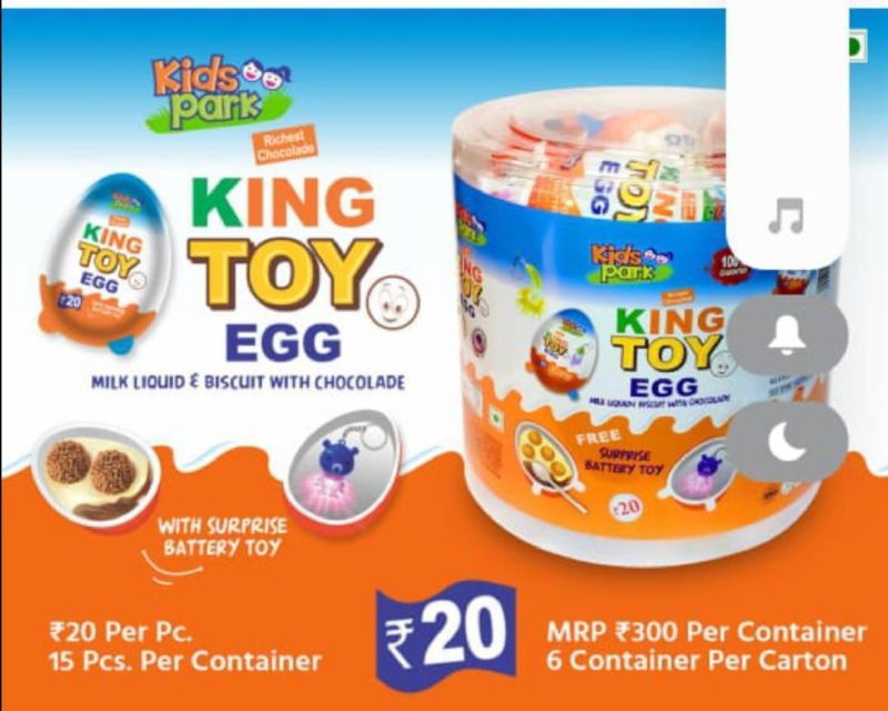 Kids Park King Toy Milk Choco Egg