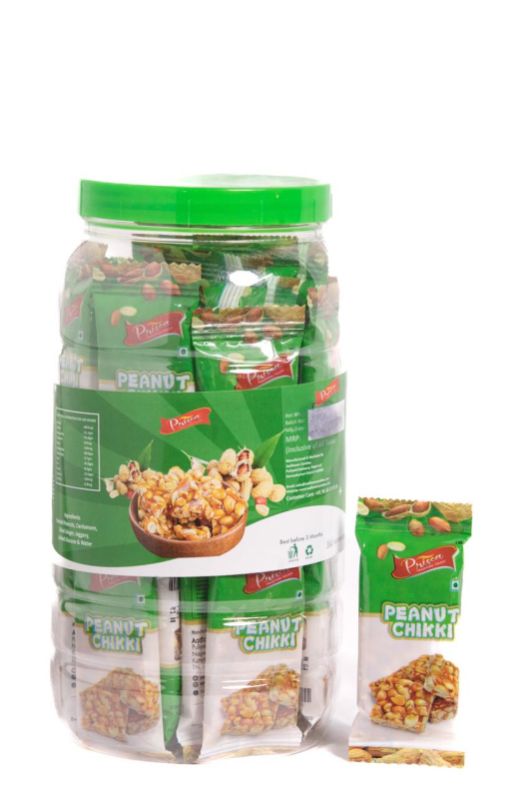 50 Pcs Jar Peanut Chikki