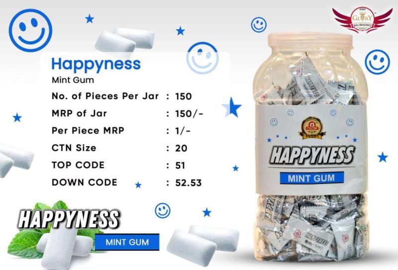 Happyness Mint Flavoured Chewing Gum
