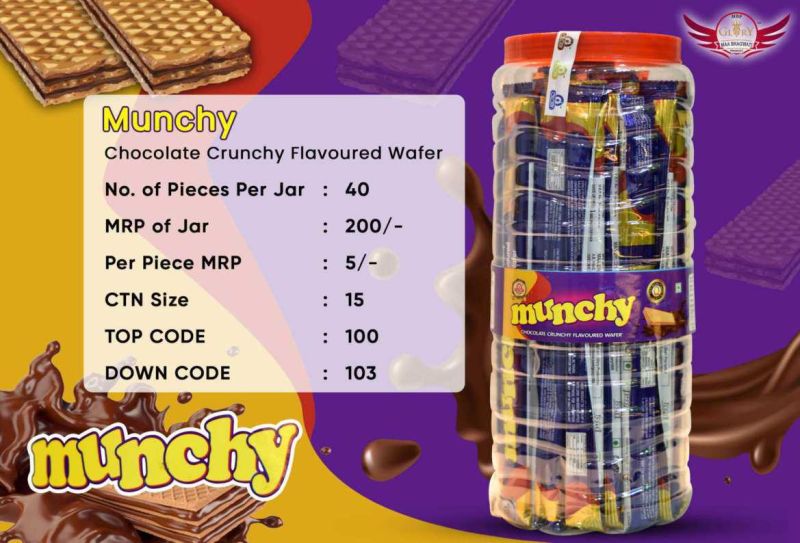 Munchy Chocolate Crunchy Flavoured Wafers
