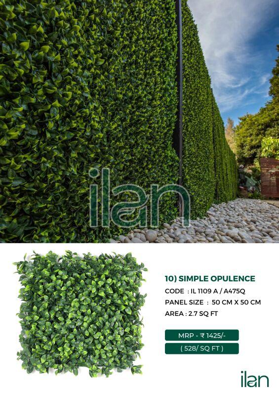 simple opulence artificial green walls
