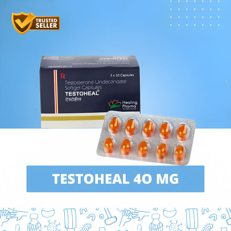 Testoheal 40mg Softgel Capsules