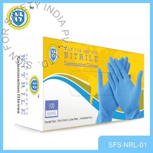 M CARE, 100, Nitrile Gloves, Medical Examination Gloves