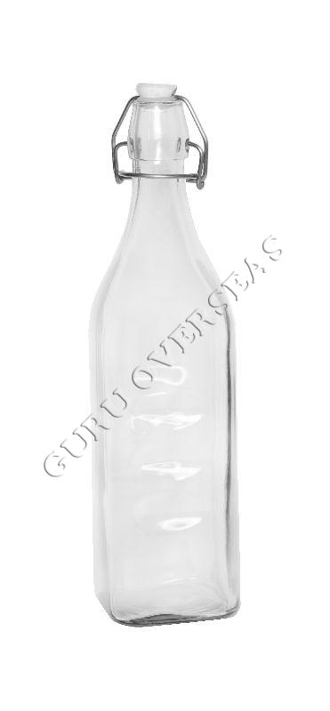 1000 ML THUMB SQUARE SWING TOP WATER BOTTLE