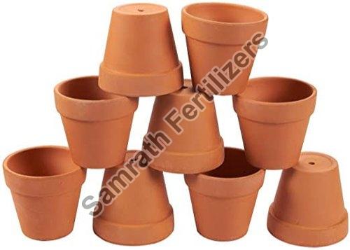 Round Clay Flower Pot
