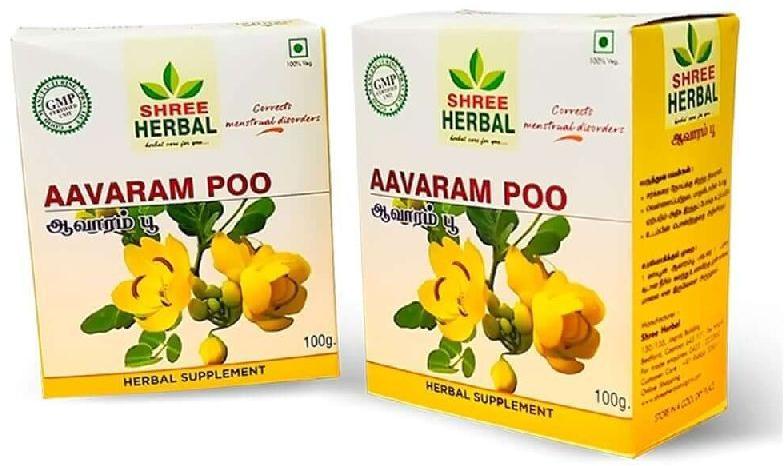 100g SHREE Aavaram Poo Herbal Supplement