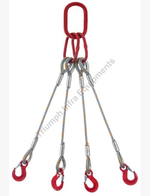 Four Legged Wire Rope Sling